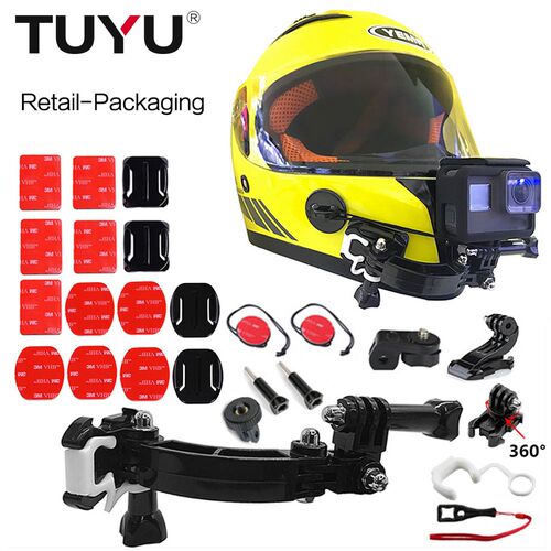 TUYU Helmet Camera Accessories for Go pro Motorcycle Helmet