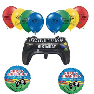 Mylar Controller Foil Balloon Joystick 11pcs Game