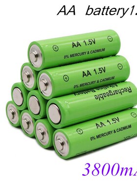 New AA battery 1.5v 3800mAh Alkaline1.5V Rechargeable B