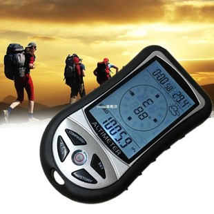 8 In 1 Compass Digital LCD Altimeter Barometer Thermometer W