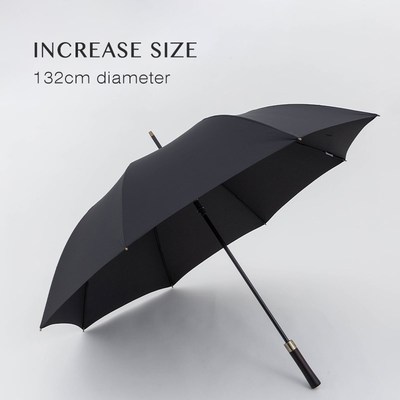 Big Umbrella Men Business 132cm Large Long Umbrella Rain Win