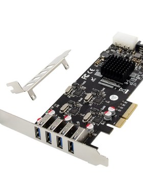 PCI-E X4 P17C9X2G 4-Port Industrial-Grade USB 3.0 Card Indus
