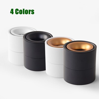 [DBF]Angle Adjustable LED Surface Downlight 360 Degree Rotat