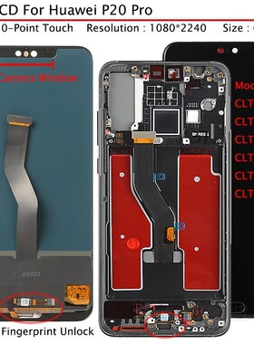 Touch Screen For Huawei P20 Pro CLT-L09 L29 LCD Display Acce