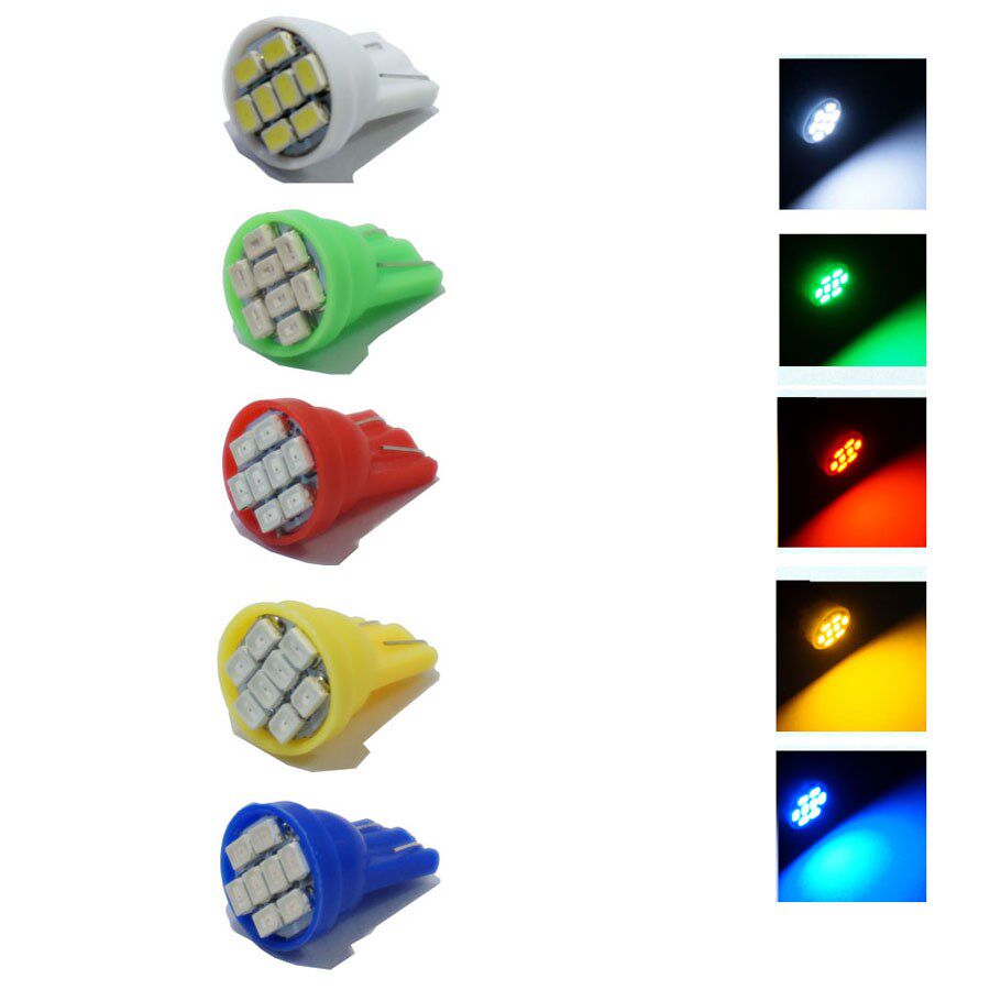 500pcs Promotion Led T10 8 smd 1206 8leds 8D Car Light 194 1