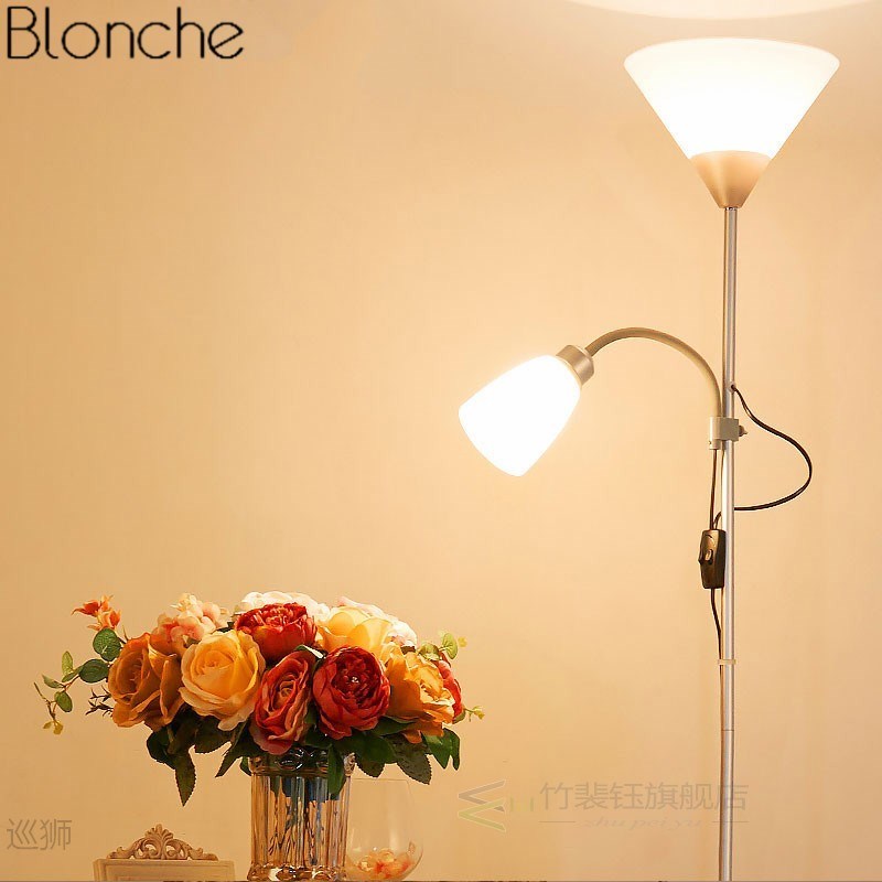 Modern Nordic Design 2 Lights Night Floor Lamp Stand Light L