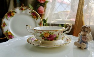 Rose cutlery afternoon tea set kitchen accessories tableware