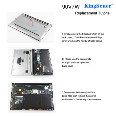90V7W JHXPY JD25G 090V7W Laptop Battery  Dell XPS 13 9343 XP