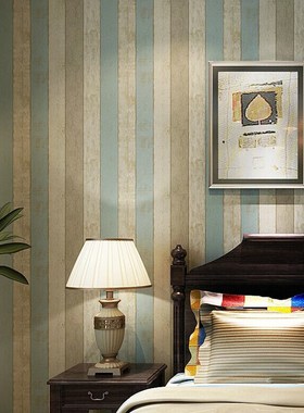 Mediterranean Style Imitation Wood Board Wood Grain Wallpape