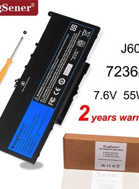 New J60J5 Replacet Laptop Battery  Dell Latitude E7270 E7470