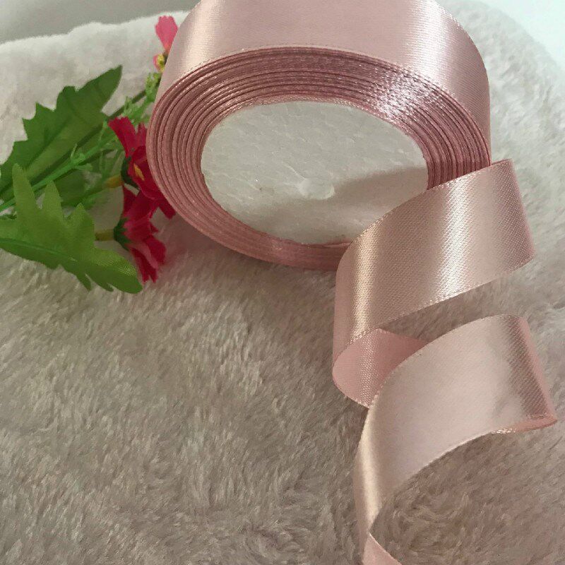 6mm-50mm coral pink silk satin ribbon party home wedding dec