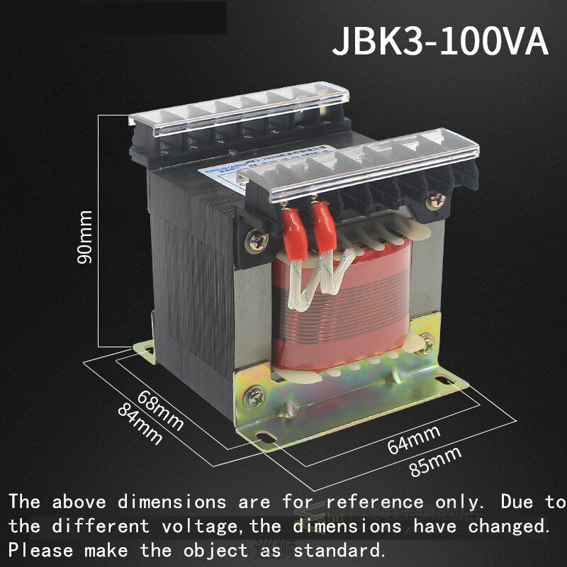 JBK3-100VA Machine Tool Control Transformer 220V380V 6.3V24V