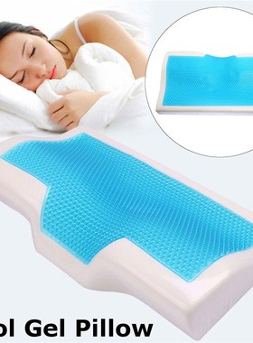 Memory Foam Gel Pillow Summer Ice-cool Anti-snore Slow Re Sl