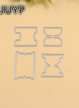 4pcs Planner labels Metal Cutting Dies Stencils for DIY Scr