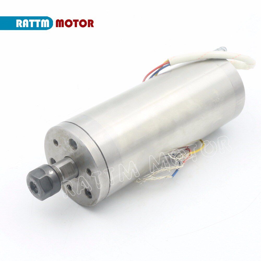 Water cooling spindle 300W ER8 75V 60000rpm high speed 300W