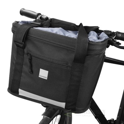 Waterproof Bike Basket Front Bicycle Bag Cycling Handlebar P