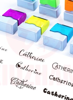 Custom teacher Name ink Stamp Signature Calligraphy Selfing-