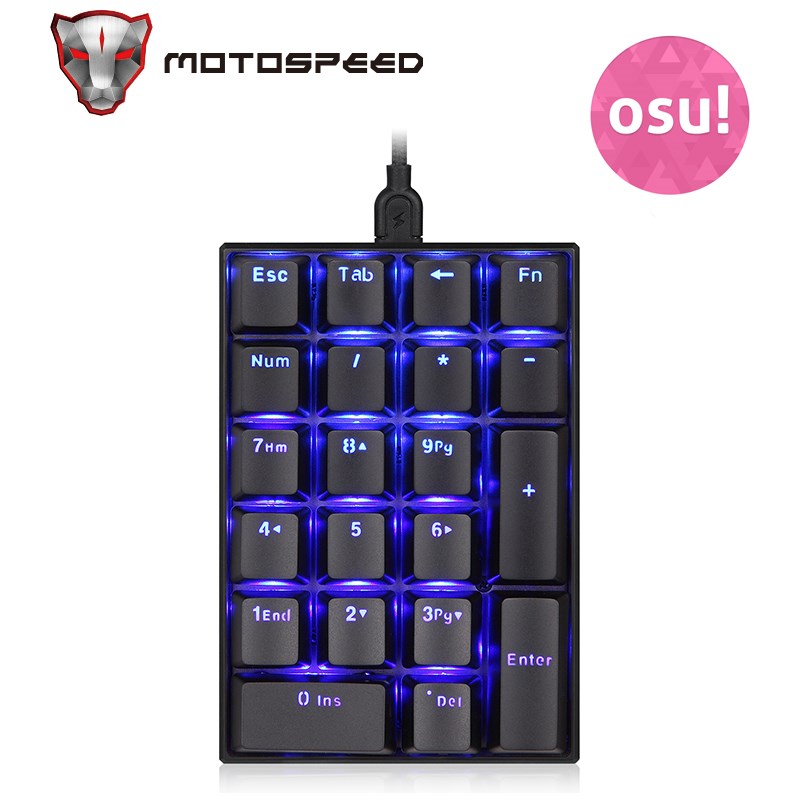 Motospeed K23 OSU Mechanical Numeric Keypad Wired Mini Nump