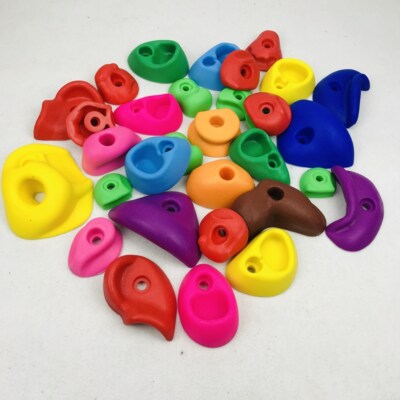 30 Pcs/Set Children Indoor Climbing Rock Playground Holds Wa