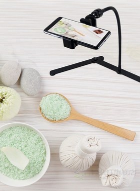 Adjustable Tripod with Cellphone Holder, Overhead Phone Moun