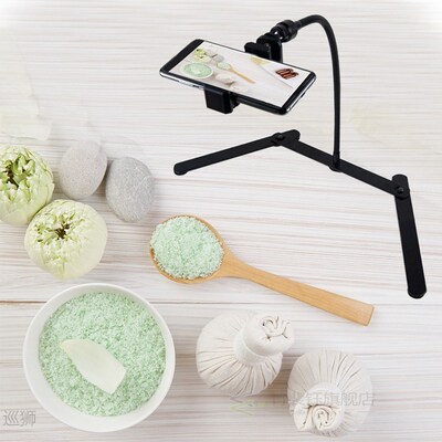 Adjustable Tripod with Cellphone Holder, Overhead Phone Moun