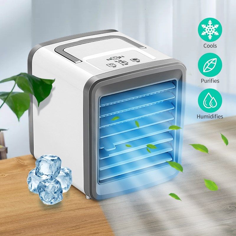 Air Conditioner Air Cooler Mini Fan Portable Airconditioner - 实物图