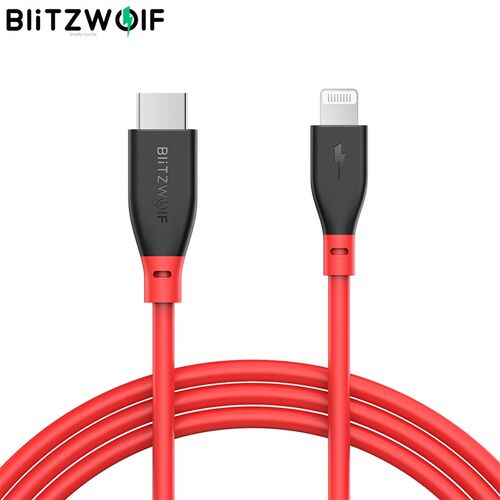 BlitzWolf Type C to Lightning 3A Data Cable W/ MFi Certifie