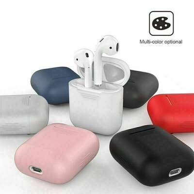 Soft Silicone Cover for Apple AirPods 2 Wireless Earphone C