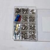 盒装 黄油枪配件咀头尖平头M6M8M10 直弯黄油嘴通用注油套装