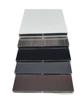 铝合金加强加厚扁管10x150毫米白色黑色灰色咖啡色铝本色可选方管