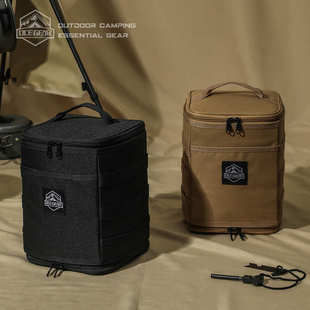 OCE GEAR户外黑化风露营野营装备收纳包餐具炉具气罐手提可折叠包