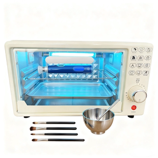 理发剪刀机器快速消毒牙科车针消毒盒手术工具双重消毒消毒盒牙科