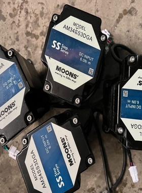 【议价】议价MOONS鸣志电机AM34SS3DGA9成新