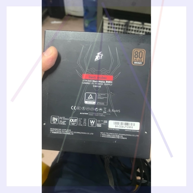 【议价】首席玩家黑寡妇PS-500AX 500W 开关电源
