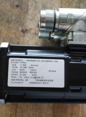 【议价】KOLLMORGEN伺服电机AKM21C-ACBNC-00 功能完好非实价