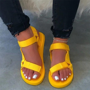 shoes ladies flat 2024summer Casual sandals women 女平底凉鞋