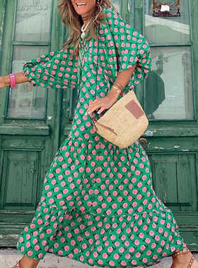 plus size women beach dress summer long dresses 大码连衣裙