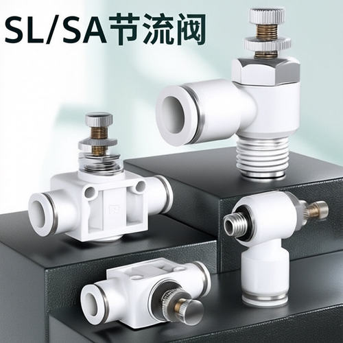 气管快速接头气流调速开关调节阀