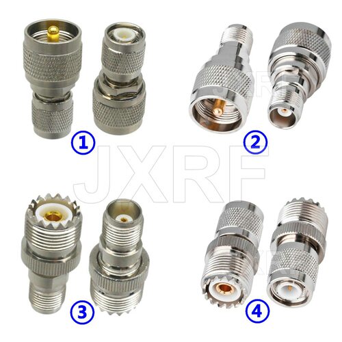 JXRF同轴连接器TNC转UHFPL259SO