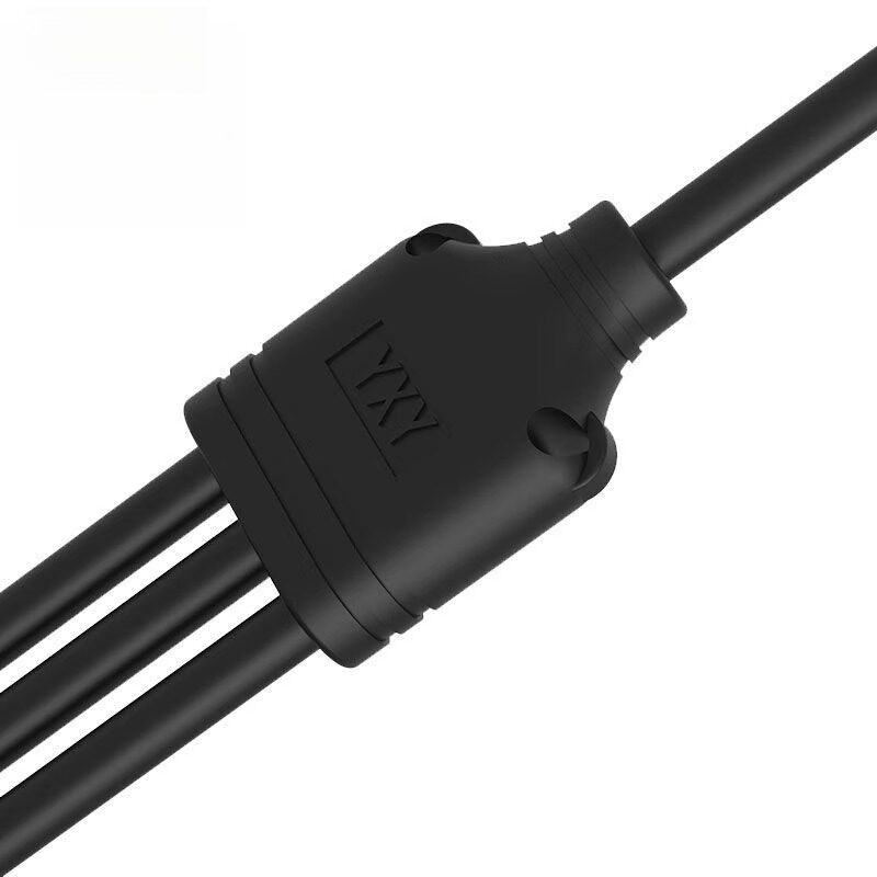 Y型一拖三 一拖二/四/五/六防水连接线带公母对接插头线LED专用