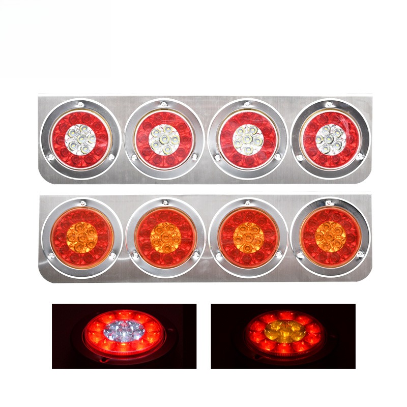 中集16LED双色四联12V24V四连