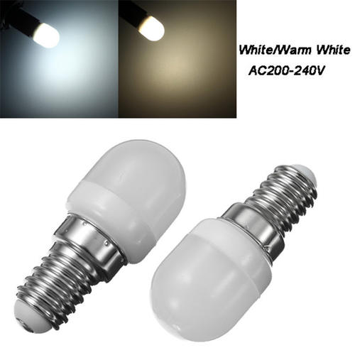 led冰箱灯E14小螺口2W220V奶白罩