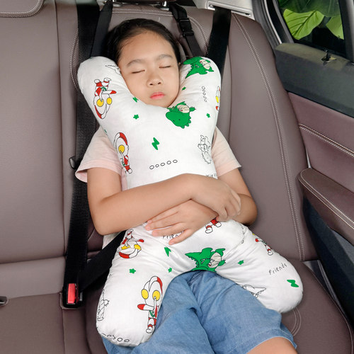 儿童车上睡觉神器汽车防勒脖宝宝抱枕长途车载枕头护颈枕后排睡枕