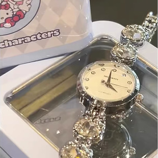 正港三丽鸥手表女款小表盘轻奢小众手链腕表送女朋友闺蜜