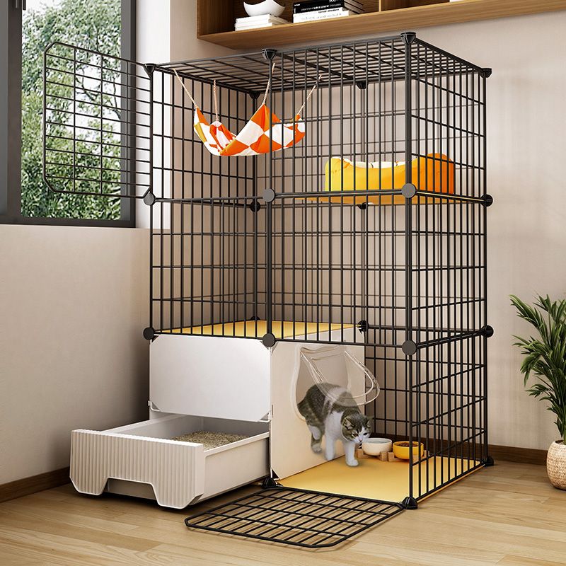 猫笼子带厕所一体抽拉式超大自由空间特大号清仓家用室内猫别墅屋