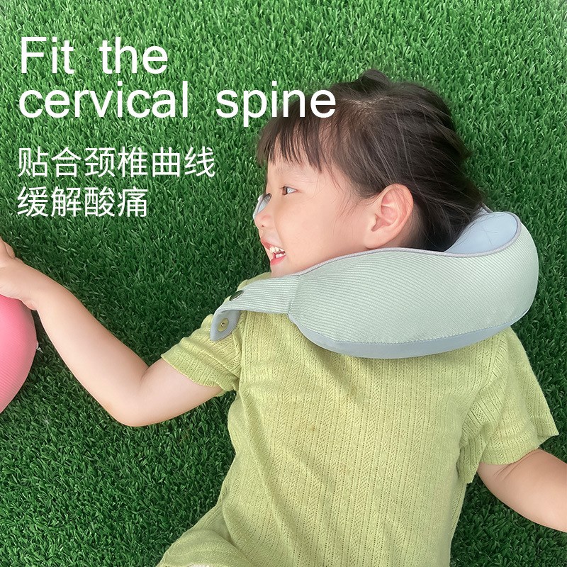 儿童U型枕小学生防低头颈枕出行旅游飞机便携护颈枕靠枕坐车u形枕