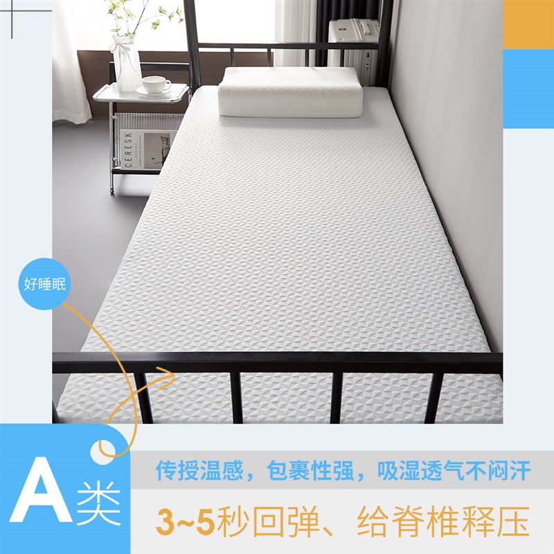 黎昭宿舍记忆棉床垫学生单人租房榻榻米海绵软垫可拆洗床褥