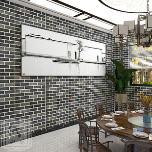 文化砖3d立体墙贴墙纸遮丑贴自粘防水防撞仿古泡沫砖商用餐饮壁纸