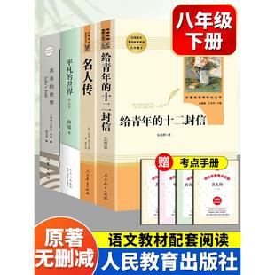 现货给青年 世界八年级下册非读 世界苏菲 十二封信名人传平凡