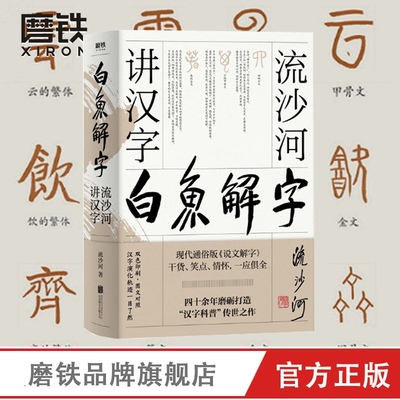 正版 白鱼解字 流沙河讲汉字 大冰 的汉字科普国民读本 现代通俗